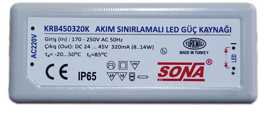 KRB450320K - 12W/320mA led sürücü