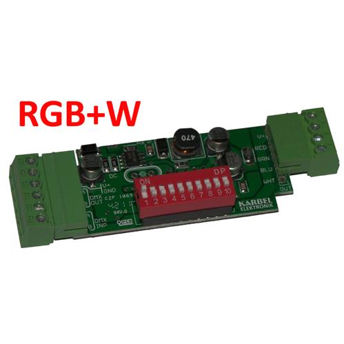 KRBDMX03-2 - DMX512 RGBW slave DMX kontrol kartı