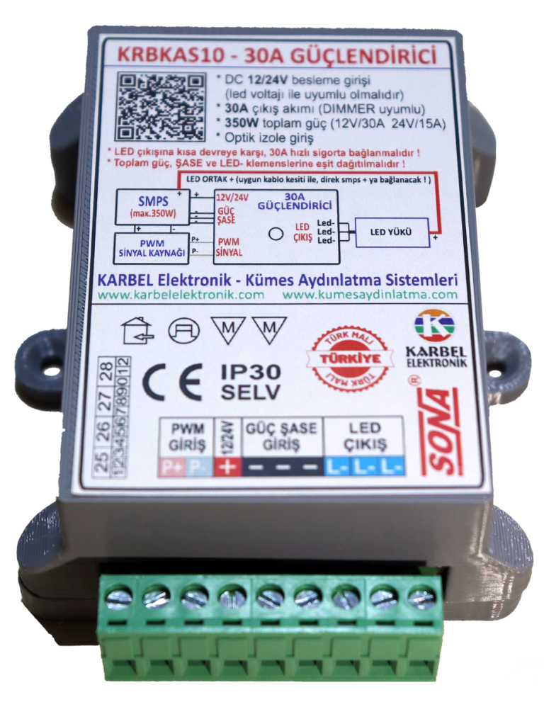KRBKAS10 - 24V 30A DİMMER GÜÇLENDİRİCİ