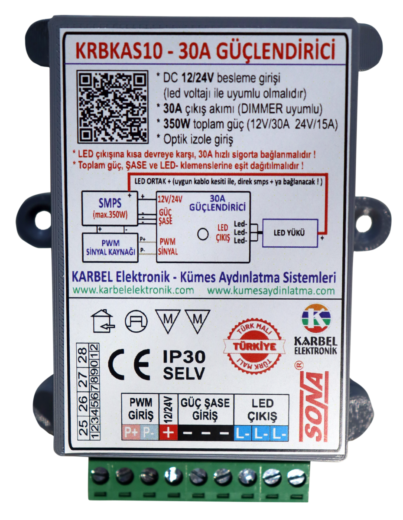 KRBKAS10 - 24V 30A DİMMER GÜÇLENDİRİCİ