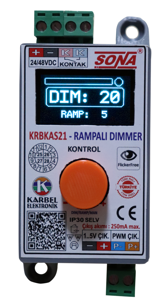 KRBKAS21-24/48V OLED RAMPALI DİMMER