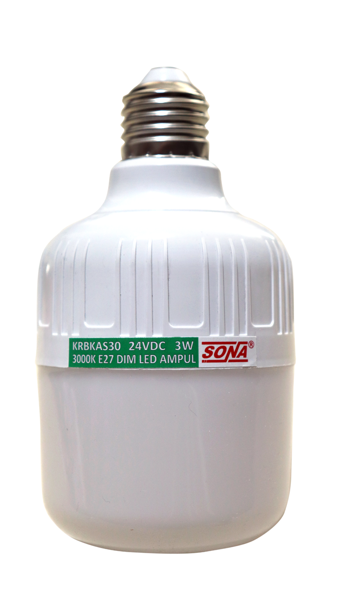 KRBKAS30 - DC24V 3W/5W DİMLİ LED AMPUL