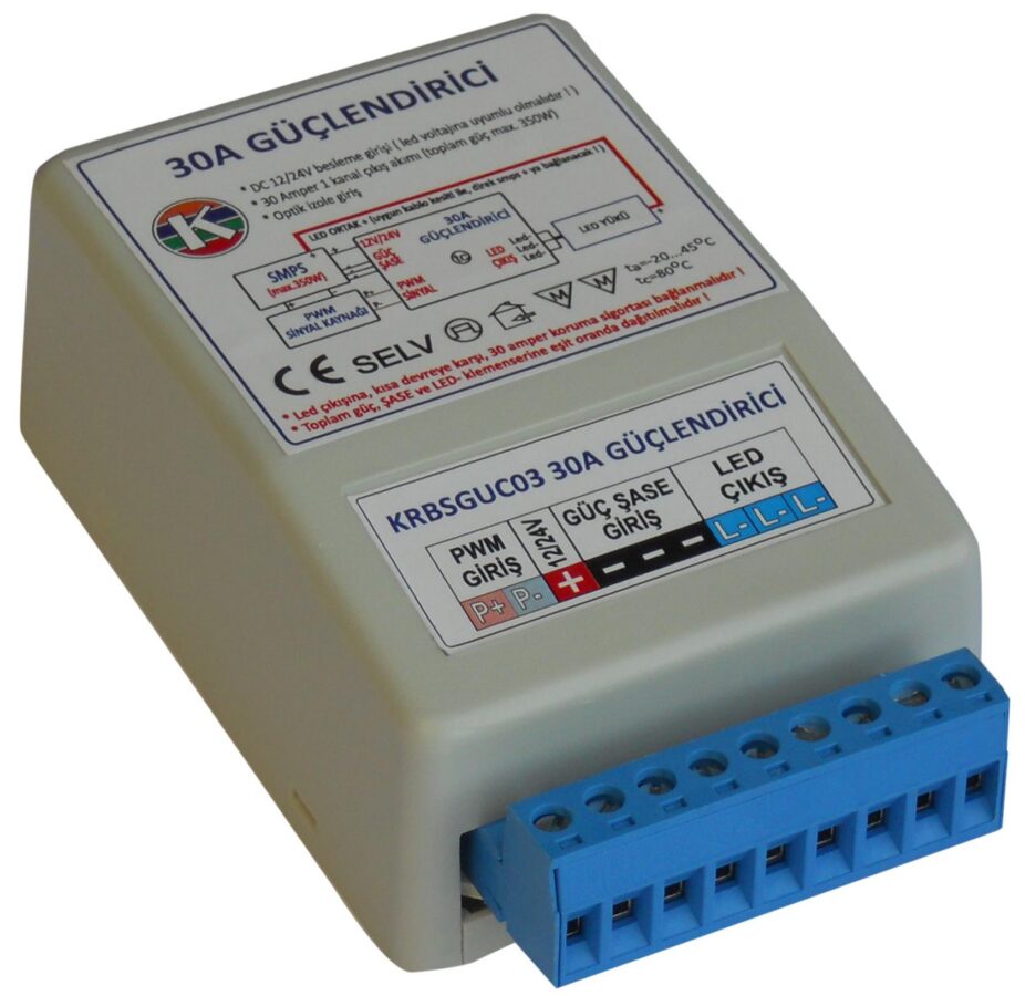 KRBSGUC04 - 30A DİMMER GÜÇLENDİRİCİ
