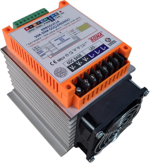KRBSGUC14 - 50A 1 KANAL DİMMER GÜÇLENDİRİCİ